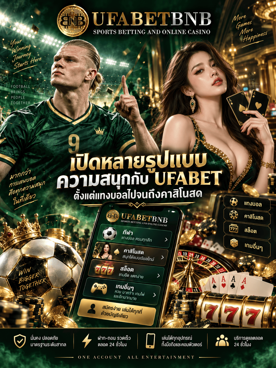 เปิดหลายรูปแบบความสนุกกับ UFABET ตั้งแต่แทงบอลไปจนถึงคาสิโนสด